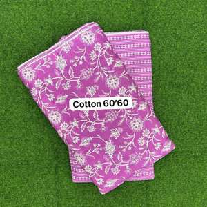 Tela de Algodón Estampada al por Mayor, 60x60 Hilos, Transpirable y Suave, para Confección de Ropa y Moda - Product Image 1