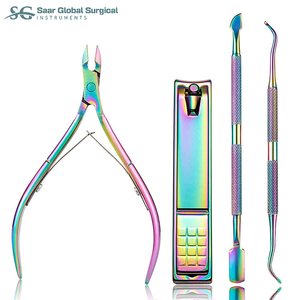 Juego de Herramientas para Uñas de Acero Inoxidable Quirúrgico Saar Global, Mandíbula de 12.5mm, Apertura de Mandíbula Ancha y Afilada, Estilo Profesional de Lujo para Uso en Dedos - Product Image 1