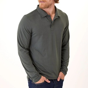 Maillot Unisexe Personnalisé 100% Coton Anti-Plis Manches Longues pour T-Shirt Impression Numérique Logo Personnalisé 220g Sport Décontracté pour Hommes - Product Image 1