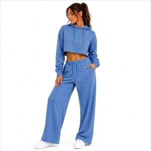 Womens Comfortable Matching Lounge Wear Outfit Soft Top And Relaxed Fit Pants For All Season Style - Product Image 1