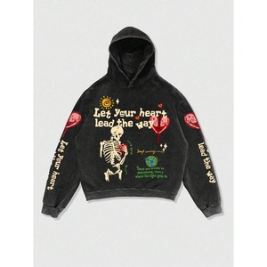 Vêtements pour hommes de luxe sur mesure de haute qualité en gros, sweats à capuche unis, pulls oversize, sweats à capuche épais - Product Image 1