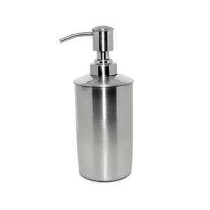 Decorative Metal Soap <b>Dispenser</b> <b>Bottle</b> With Polished Finish Durable <b>Pump</b> Refillable Liquid Soap <b>Dispenser</b> Bathroom - Product Image 6