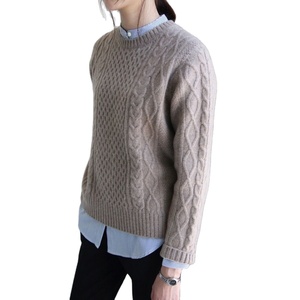 เสื้อสเวตเตอร์ถักคอวีสไตล์ลำลองสำหรับผู้หญิง ดีไซน์ใหม่ล่าสุด รับผลิตตามสั่ง พร้อมบริการดรอปชิป จากซัพพลายเออร์บังกลาเทศ - Product Image 1