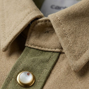 Custom Brand Fire Proof for 2 Safety 100% Cotton FR Twill Welding FRC Workwear Long-sleeved Work Shirt - Product Image 6