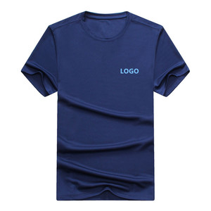 T-shirt à manches courtes pour homme, orange, col rond, coupe classique, jersey à séchage rapide, polyester, vêtements décontractés, logo imprimé sur le devant - Product Image 6