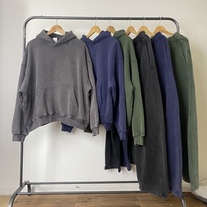 Conjunto Deportivo para Hombre, Color Verde Oliva, con Capucha, Manga Larga, Estilo Casual, Holgado, Pantalones de Algodón con Bolsillos Laterales, para Otoño - Product Image 3