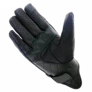 Gants de course pour hommes à doigts entiers en cuir véritable, compatibles avec les écrans tactiles, gants de moto fonctionnels - Product Image 2