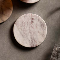 Sous-verres en marbre et sous-verres en pierre au design élégant, dessous de verre en bois et marbre, sets de table pour le thé, à prix d'usine bas