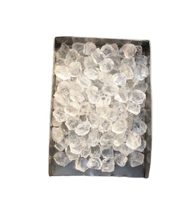 50 Piezas de Cuarzo Satyaloka, Cristal Blanco Natural Transparente, Calidad Increíble, Piedra en Bruto de 8-10 mm con Efecto Estrella para Joyería Incolora - Product Image 1