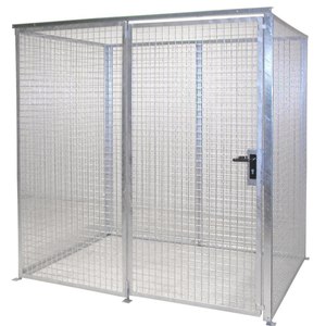 Magazzino per bombole di gas tipo GFC-M2 senza tetto con porta a un'ala bloccabile - Product Image 1