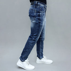 Jeans bleus extensibles Gex pour hommes, taille mi-haute, les plus vendus en gros - Product Image 2