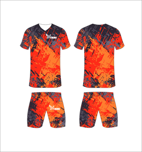 Conjunto de Uniforme de Fútbol Sublimado Personalizado, Diseño Geométrico Rosa y Gris, Transpirable, de Secado Rápido, Camiseta de Fútbol para Hombre y Niño - Product Image 5
