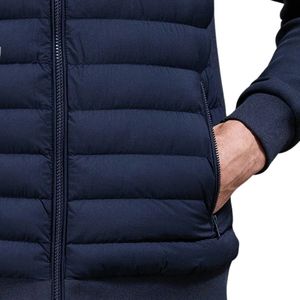 <b>Men's</b> Hybrid Quilted Technical <b>Jacket</b> Funnel Neck Warm <b>Lightweight</b> Insulated Outdoor Casual Zip <b>Jacket</b> for Winter Travel Sports - Product Image 6