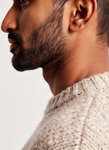 Pull tricoté d'hiver pour homme, col rond, coupe ample, manches longues, doux et chaud, personnalisable, vente en gros - Product Image 5