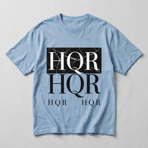 เสื้อยืดลำลองแขนสั้นสีส้มสำหรับผู้ชาย HQR Apparel ลายตัวอักษร คอวี แห้งเร็ว ระบายอากาศได้ดี ผ้าฝ้าย ทรงปกติ โลโก้ด้านหน้า - Product Image 5