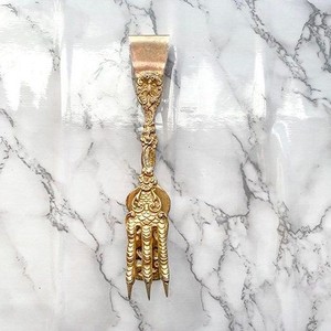 Pince à pâtisserie robuste en laiton, pince de service durable pour gâteaux, pains, desserts, sucre en cube, ustensile de cuisine pour la maison et l'hôtellerie - Product Image 1