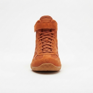 Zapatos de boxeo de caña alta para hombre, calzado de entrenamiento ligero y transpirable, soporte flexible para el tobillo, suela antideslizante para práctica en el gimnasio - Product Image 3