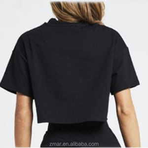 เสื้อยืดออกกำลังกายแขนสั้นสำหรับผู้หญิง พิมพ์โลโก้ตามสั่ง - Product Image 4