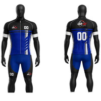 Ensemble de maillot et de short de cyclisme unisexe Orvo, blanc et noir, imprimé géométrique, respirant, manches courtes, 100% polyester, course sur route