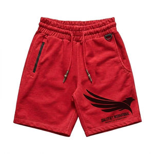 Pantalones Cortos Techwear con Logotipo Personalizado, Pantalones Cortos de Algodón Grueso, Pantalones Cortos de Talla Grande para Hombre, Pantalones Cortos Casuales de Verano - Product Image 3