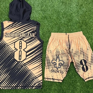 Uniforme 7v7 de haute qualité 100% polyester, style tendance, couleur unique, vêtements de sport, uniforme 7v7 pour hommes, service OEM - Product Image 2