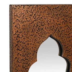 Espejo de Pared Islámico Marroquí, Espejo Decorativo de Metal Colgante, Estilo de Ventana Arqueada para Sala de Estar y Dormitorio - Product Image 3