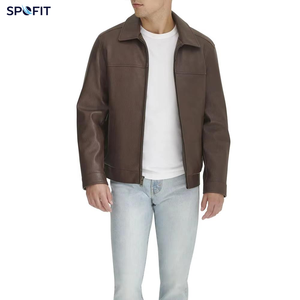 Custom Casual Winter Warm Padded Pilot Retro Windproof Waterproof MA1 Flight Bomber <b>Jacket</b> Stand Collar Zipper Closure for <b>Men</b> - Product Image 3