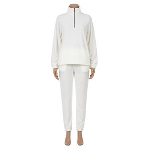 Conjuntos Unisex de Lona de Corte Regular, Tejido Suave y Cálido de Primera Calidad, Cómodos y Casuales para Uso Diario, Venta al por Mayor OEM, Diseño de Leopardo hasta la Rodilla - Product Image 5