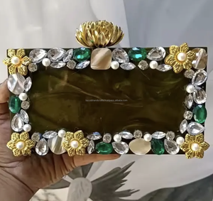 Bolso de mano de resina creativa para uso manual, producto hecho a mano de alta calidad, nuevo diseño, bolso de mano de resina epoxi para mujeres y niñas - Product Image 4