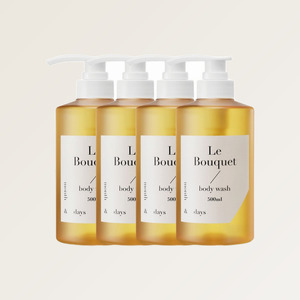 ครีมอาบน้ำคุณภาพสูง Months and Days Perfume Care Body Wash Le Bouquet ขนาด 500 มล. แพ็ค 4 ชิ้น ครีมอาบน้ำจากธรรมชาติ - Product Image 4