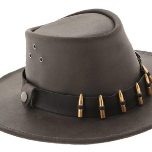 Chapeau de cowboy à large bord en laine 100% marron - Unisexe Adulte Casual Extérieur Quatre Saisons GENERSA SPORTS 50-52cm - Product Image 4