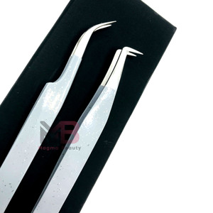 Colección de Pinzas para Extensión de Pestañas con Caja, Logotipo Personalizado, Agarre de Diamante, Acero Inoxidable, Pinzas al por Mayor - Product Image 5