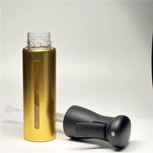 Bouteille d'eau vide professionnelle en aluminium argenté de 80 ml et 250 ml avec pulvérisation continue – Vaporisateur à fine brume pour coiffeur, barbier, salon - Product Image 6