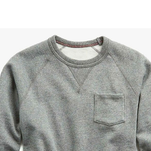 Sudadera de Algodón de Primera Calidad con Cuello Redondo, Diseño Personalizado, Gris, Felpa, Antidesgarro, Resistente al Viento, ODM - Product Image 2
