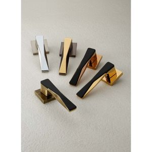 Tirador de zinc para muebles, ecológico, duradero, fácil instalación, ajustable, para gabinetes modernos, cajones y cómodas - Product Image 5
