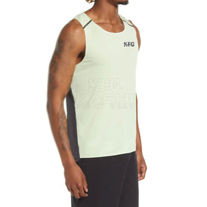 Camiseta deportiva sin mangas para hombre, de material elástico y duradero, diseño ajustado para gimnasio, culturismo y fitness. - Product Image 3