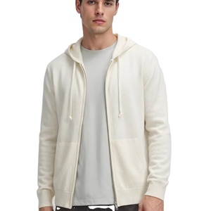 Nouveau sweat à capuche pour homme, décontracté, léger, manches longues, tendance, pour la salle de sport, l'entraînement physique, séchage rapide, respirant, 100% coton, fermeture éclair intégrale - Product Image 2