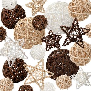 Vietnam Handmade Rattan <b>Christmas</b> <b>Tree</b> Ornament Natural Eco Friendly Hanging Decoration for Holiday Home Wholesale Export - Product Image 3