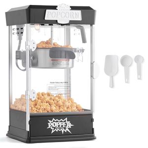 Macchina per Popcorn da Tavolo 480W con Pentola da 4 Oz e 3 Paletta, Include Popper da 1,5 Galloni per Ogni Lotti, Perfetta per Serate Cinema! - Product Image 1