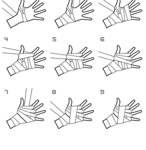 Bandages de boxe élastiques pour le kickboxing, le Muay Thai et le MMA, 2,5 m, soutien du poignet pour les boxeurs - Product Image 5