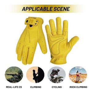 Nouveauté 2022, gants de moto de course, entièrement en cuir PU, chauds, compatibles avec les écrans tactiles, unisexes - Product Image 4