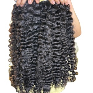 2026 Raw Burmese Curly Hair Extensions – Unprocessed Virgin Human Hair Bundles Thick & Soft Factory Price - Product Image 1