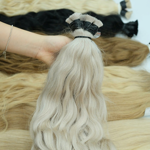 Extensiones de Cabello Humano Remy 100% Vietnamita, Sin Enredos, Sin Caída, Sin Químicos, Color Personalizado, Ondulado Natural - Product Image 2