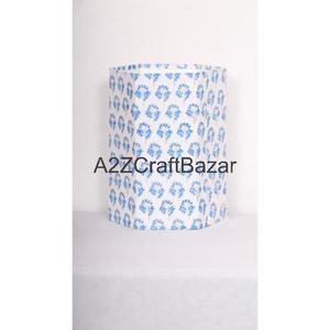 Poubelle pliable innovante en carton et tissu de coton avec peinture décorative pour une vie durable, usage hospitalier et collecte des déchets - Product Image 2