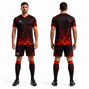 Uniforme de Fútbol de Alta Calidad, Malla de Poliéster de Alta Densidad, Ligero, Transpirable, Rendimiento Deportivo, Comodidad - Product Image 1