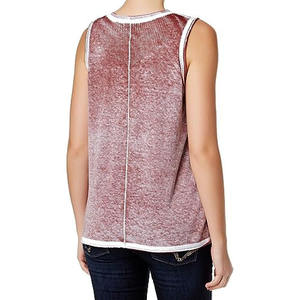 Camisetas sin mangas para mujer, fabricadas profesionalmente, para culturismo, 100% algodón, chaleco de viaje, camiseta de gimnasio para mujer - Product Image 3