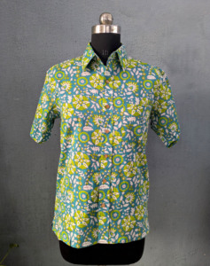 Camisa Casual de Algodón con Estampado Floral de Manga Corta para Hombre, Cuello Camisero, Estilo Veraniego - Product Image 4