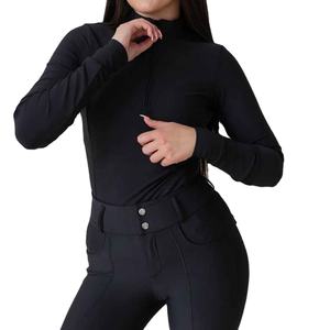 Traje de equitación de manga larga transpirable de alta calidad para mujer, ropa ecuestre premium de Solid International. - Product Image 1