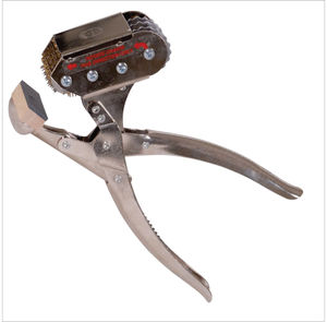 Pince à tatouer, rotative à 4 chaînes, corps métallique, poignée en aluminium, équipement vétérinaire, pince à tatouer pour animaux de compagnie, forceps de tatouage - Product Image 4