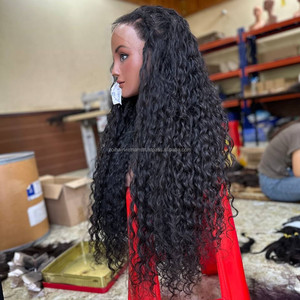 Perruques en cheveux naturels vietnamiens bruts, bouclés en vrac, avec dentelle frontale, ondulés et lisses, sans nœuds - Product Image 4
